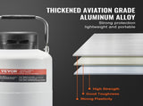 Liquid Nitrogen Tank, 3 L Aluminum Alloy Liquid Nitrogen Container, LN2 Tank Dewar with 6 Canisters V952-CZXYDG3L0000R0BDWV0