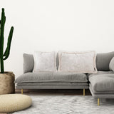 SOGA 45cm Pillow Cover French Jacquard Woven France Peony Floral Made Throw Pillow FRENCHCUSHION227