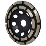 Diamond Grinding And Sanding Disc, 125Mm X 22.23Mm Double ROw Diamond Abrasive Wheel, For Grinding V1188-MS-227-2001