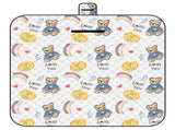 Rainbow Bear Thick Waterproof Foldable Picnic Mat - 150x200cm for Camping & Beach V888-ELOSUNG46807