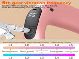 Portable Heated Fascia Ring Massager with 5-Speed Vibration & USB-C Charging Deep Tissue Muscle V1107-CS-ZDAMQ