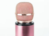 Multifunctional Wireless Bluetooth Karaoke Microphone Pink V1263-JX-6968-2