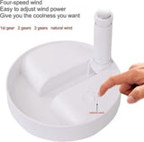 Folding Desk Fan - Adjustable Design - Cordless & Versatile - Foldable Standing Desk Fan V1188-ZXY-10706