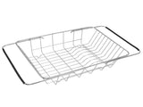 Kitchen Draining Rack Retractable Stainless Steel Multipurpose Sink Draining Basket for Fruit V1294-YM0901-3118230219611