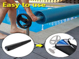 Swimming Pool Solar Reel Cover Waterproof Pool Solar Blanket Reel Cover for Pools Reel Up to 18' V1366-AZ2-W-21671