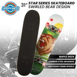 Kryptonics 31-inch Star Series Complete Skateboard BS-171338-SK