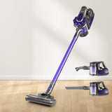 Devanti Stick Vacuum Cleaner Bagless Cordless 150W Purple VAC-CL-09E-GY-PP