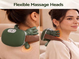 Livemor Electric Neck with Heat for Shoulder,Back Wireless Massage 4D Shiatsu Kneading NECK-MASSAGER-B-N7-GN
