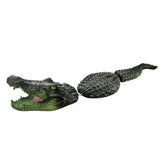 Realistic Floating Alligator Decoy for Pool and Pond, Life Size Floating Crocodile Statue for Garden V1192-AZ-W-33961