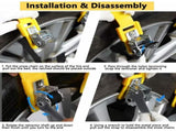 Snow Chains 6Pc Suitable For 165-275Mm V1188-MS-227-1717