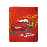 Lightning McQueen Printed Polar Fleece Throw Rug 130 x 160 cm V442-UGG-THROW-LIGHTNINGMCQUEEN-RED-RE