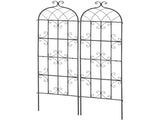 2 Packs Metal Garden Trellis for Climbing Plant Support 71x20 in Rustproof V952-HPJHX2JTH71WKVLCJV0