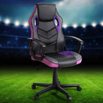 Artiss Gaming Office Chair Computer Chairs Purple OCHAIR-H-GAME-PE