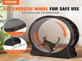 Wooden Cat Exercise Wheel, 43.3" Large Cat Treadmill Wheel for Indoor Cats, Cat Running Wheel with V952-MZMPBJHSMDB4VD4DSV0