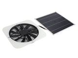Solar Panel Fan Kit Solar Exhaust Fan 100W Solar Powered Panel with 10inch Round Fan for Greenhouse V1294-YM0706-3114230113612