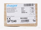 Hager sft240 Cross Switch 2-Pin 40 A Front Panel I/0/II V1202-V1-HAGSFT240