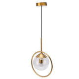 Ceiling Pendant Lamp E27/E26 Calibre Glass Iron Minimalist Style Hanging Pendant Light for Kitchens V1294-YM0512-3119220167111