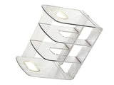 Book Organizer Desktop Book Rack File Holder Acrylic Tabletop Organizer for Study Office Transparent V1294-YM0710-3117230263411