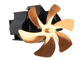 Wood Stove Fan Heat Powered 6 Blades Hanging Stove Fan Silent Flue Pipe Hanging Fireplace Fan Eco V1294-YM0706-3114230124812