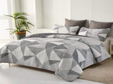 Charming urban pattern 3 Pc Bedspread & Pillow Cover Set V745-AC090220Q13U