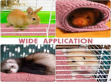 Amylove 4 Pcs Guinea Pig Cage Liner Washable Fleece Pee Pads Pet Dog Cat Bedding Training Mat for V1258-DP02-C-784