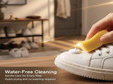 2PCS White Shoes Solid Clean Cream, Multipurpose No-Wash Solid Cleaning Cream - Comes with Sponge V1366-AZ2-W-10766