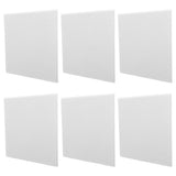 6Pcs White Felt Pin Board for Photo Display and Note Organization with Soundproofing Features V1366-AZ2-W-21512