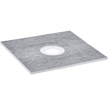 Shower Curb Kit, 914x914mm Shower Pan Kit with 160mm Central Drain, Lightweight EPS Shower V952-LYAZDB3636YCVU1CGV0