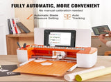 Vinyl Cutter Machine, Bluetooth Connectivity DIY Cutting Machine, Compatible with iOS, Android, V952-QZDTSKZJLYKZDNA00V3