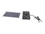 10W 18V Solar Powered Dual Fan Kit Waterproof Portable Solar Exhaust Fan for Chicken Coops V1294-YM0703-3114230003711