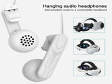 Type A Wired Earphones for Meta Quest 2/3 VR Headset Accessories 3.5mm Headphone with Stretchable V1263-JX-3092