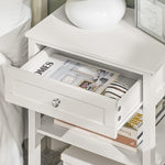 Bedside Table with Drawer Shelves V178-65085