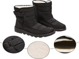 Women's Fleece-Lined Snow Boots, Waterproof Warm Winter Boots with Non-Slip Sole for Cold Weather V1189-LC-DG-00216