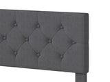 Levede Bed Frame Upholstered Platform Mattress Base Double BF1080-D-AU