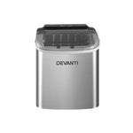 Devanti 12kg Ice Maker Machine w/Self Cleaning Silver IM-ZB12H-SS