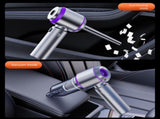 Silvery-purple Wireless Handheld Vacuum Cleaner with Blow, Suck, Inflate, and Pump Functions V888-ELOSUNG48117
