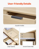 VEVOR Small Desk with Drawer Kids Desk for Bedroom Simple Study Table Light Wood V952-ETBMSZZFXXCWEQAXB001V0