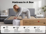 Giselle Bedding Queen Mattress 23cm Pocket Spring Mattress with Adjustable Firmness Reversible Foam MATTRESS-E-AERO-23-Q