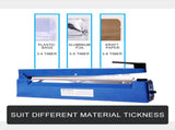 400mm Electric Heat Sealer Sealing Machine Impulse Plastic Poly Bag AU PLUG V201-FDZ2222DB8AU