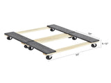 Furniture Dolly, 454kg Each Load Capacity, 2 Packs, 457.2x762mm, 8x76mm PP Swivel Casters, Heavy V952-WGC1830INCHMZV40OV0