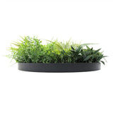 Slimline Artificial Green Wall Disc Art 50cm Grassy Fern Fields UV Resistant V637-DP9852