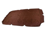 Outdoor Swing Canopy Waterproof Porch Top Cover Replacement UV Proof for Patio Yard Chair Brown V1294-YM0718-3111220247514