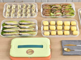 Refrigerator Food Shelf Dumpling Storage Box 3 Layered Stackable Food Storage Box Tray Container V1294-YM0523-10342933