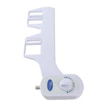 NonElectric Mechanical Toilet Bidet Sprayer Self Cleaning with Single Nozzle Attachment White V1294-YM0901-3112200112312