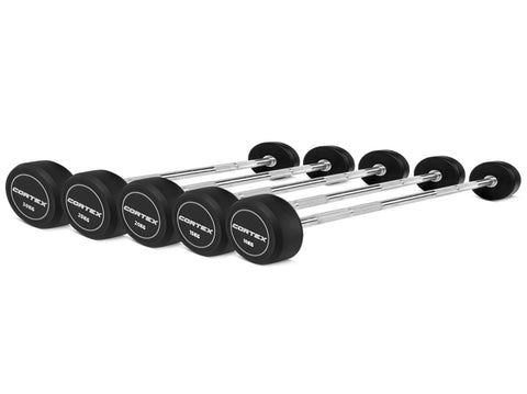 CORTEX 100kg ALPHA Series Fixed Barbell Weight Set V420-BBFIXSET100