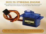10Pcs SG90 9G Micro-Servo for RC Airplanes Fixed Wing Airplane Model Telecontrol Airplane Toy Servo V1369-AZ3-W-11568