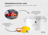 Orku 5Kg Citric Acid Powder Tub - Food Grade Non GMO Preservative E330 V238-SUPDZ-30942718361680