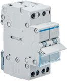 Hager SFT225 - Modular Switch 2 Poles 25a Common up i-0-ii V1202-V1-HAGSFT225