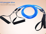 Blue Handle Model 50lbs Swim Resistance Band Trainer - Dry-Land Arm Strength & V888-ELOSUNG24905