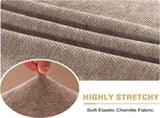 Stretch Mixed-Color Chenille Couch Chion Cover Soft Sofa Covers Individual Seat Couch Slipcover Sets V1258-DP02-F-660